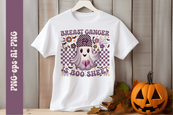 Breast Cancer is Boo Sheet Halloween Graphics