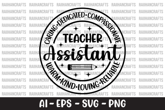 Caring Dedicated Compassionate Teacher Graphics