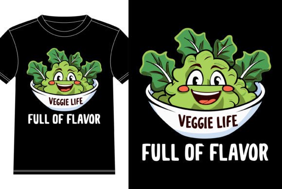 Veggie Life Flavor Tshirt Design